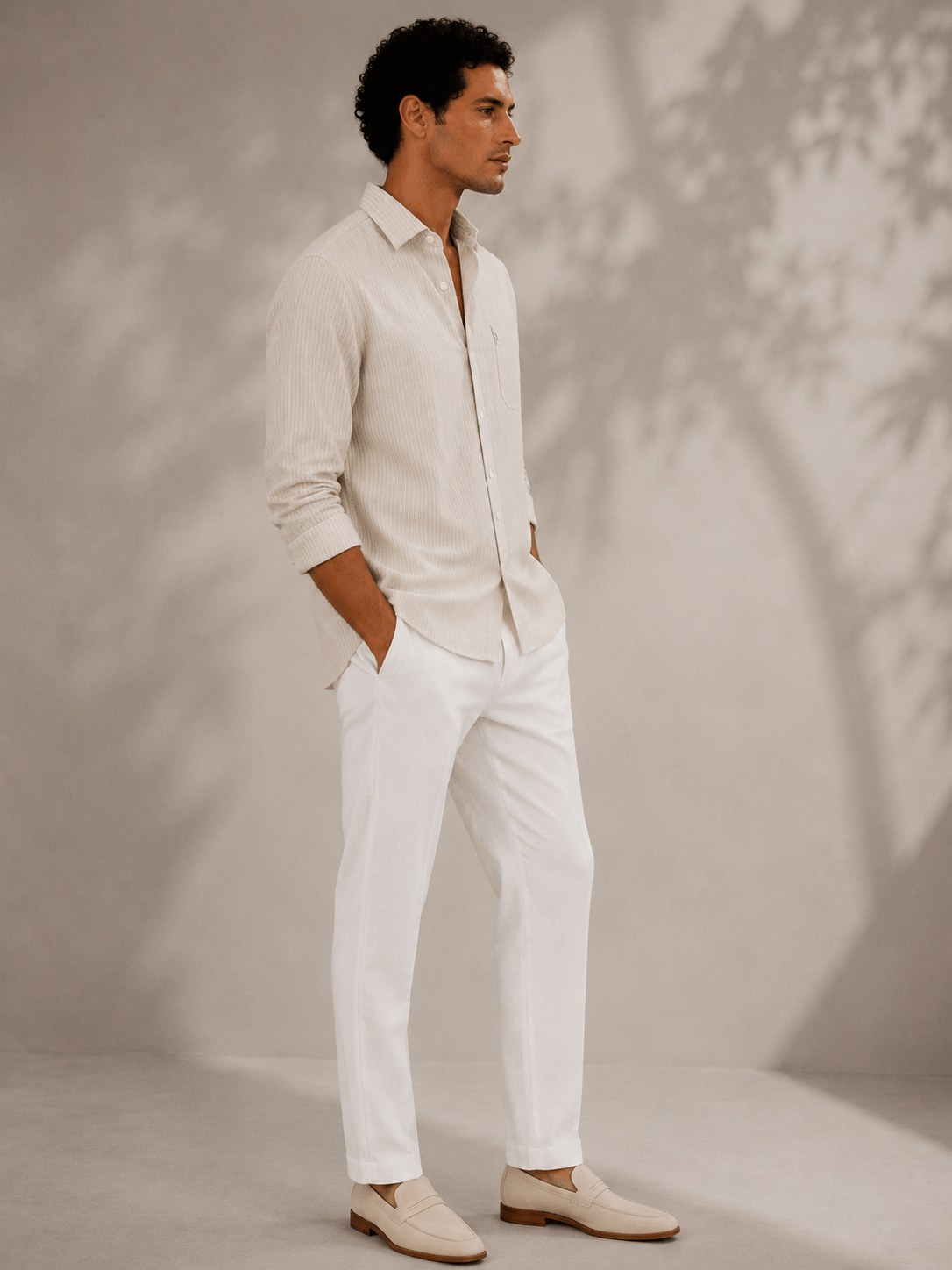 Sorrento Striped Blend Shirt
