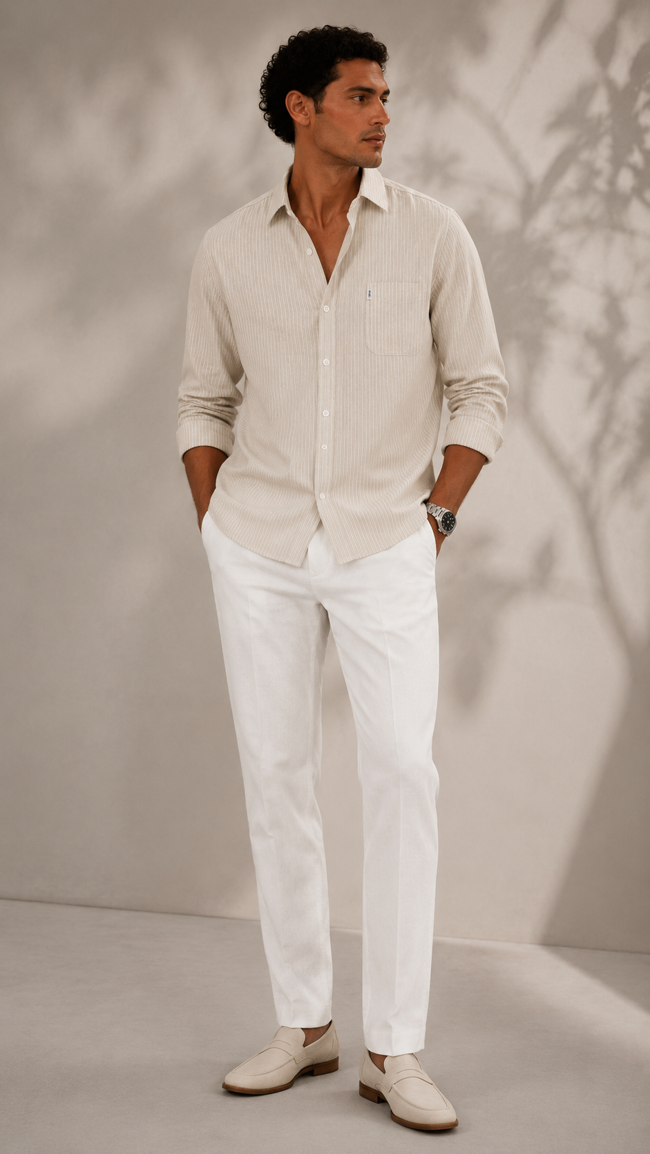 Sorrento Striped Blend Shirt