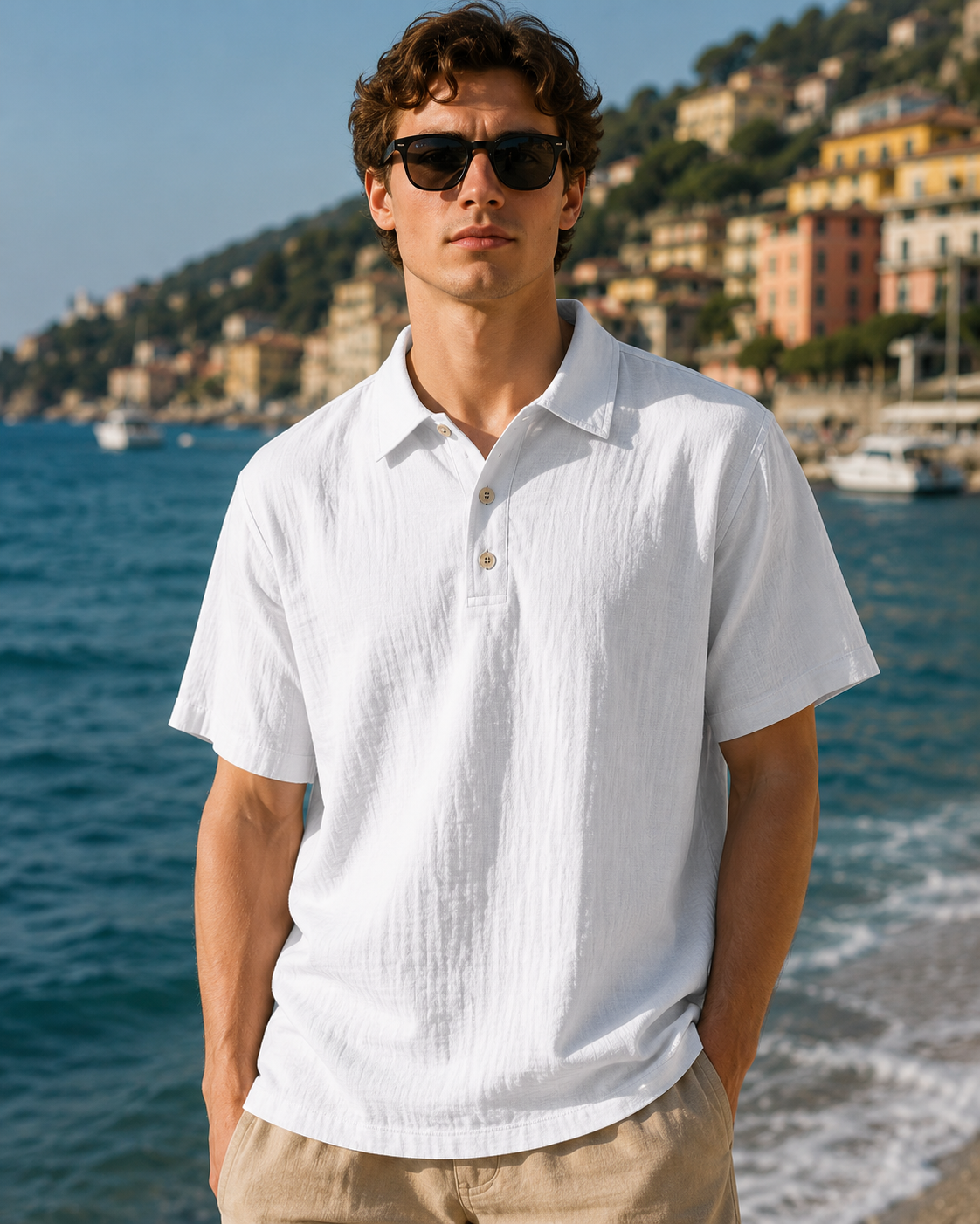 Linen Polo