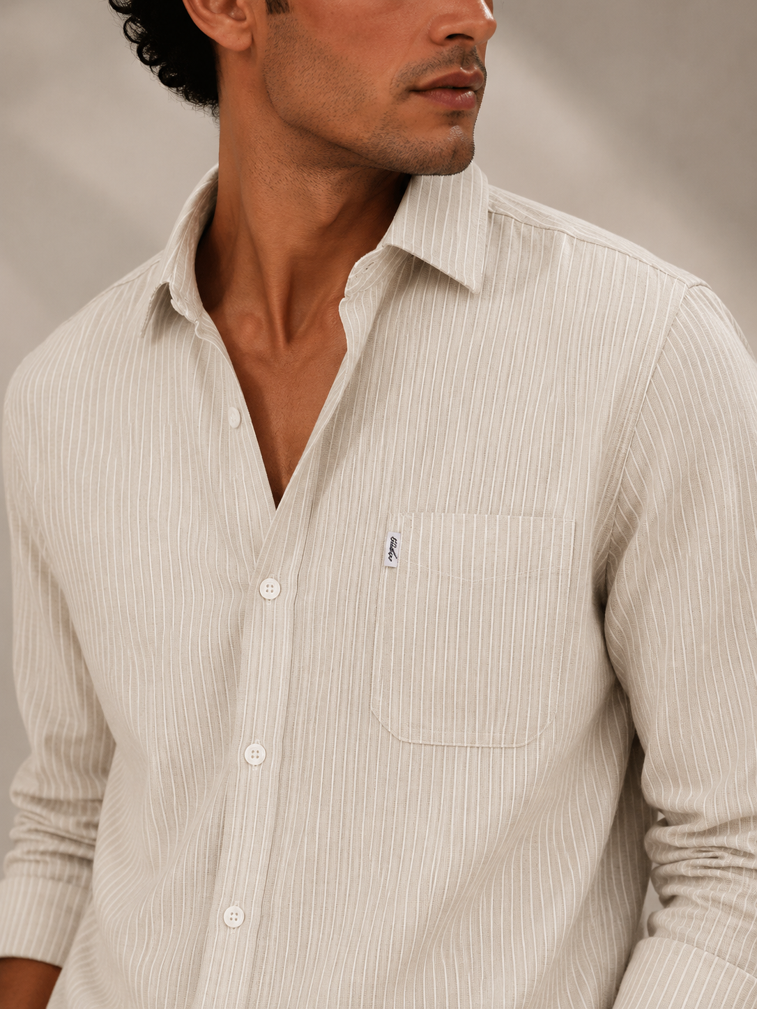 Sorrento Striped Blend Shirt