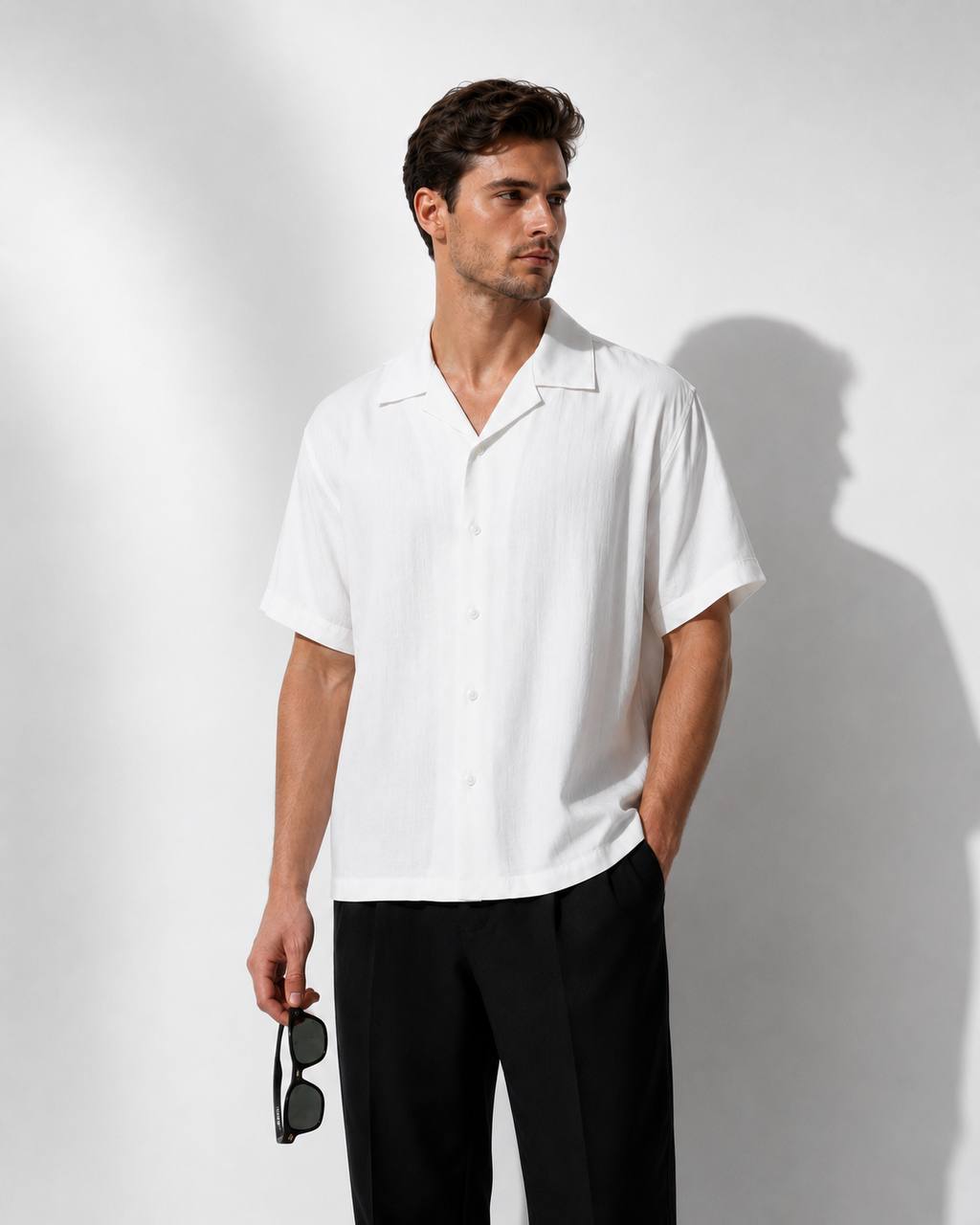 Riviera Pure Linen Camp Shirt