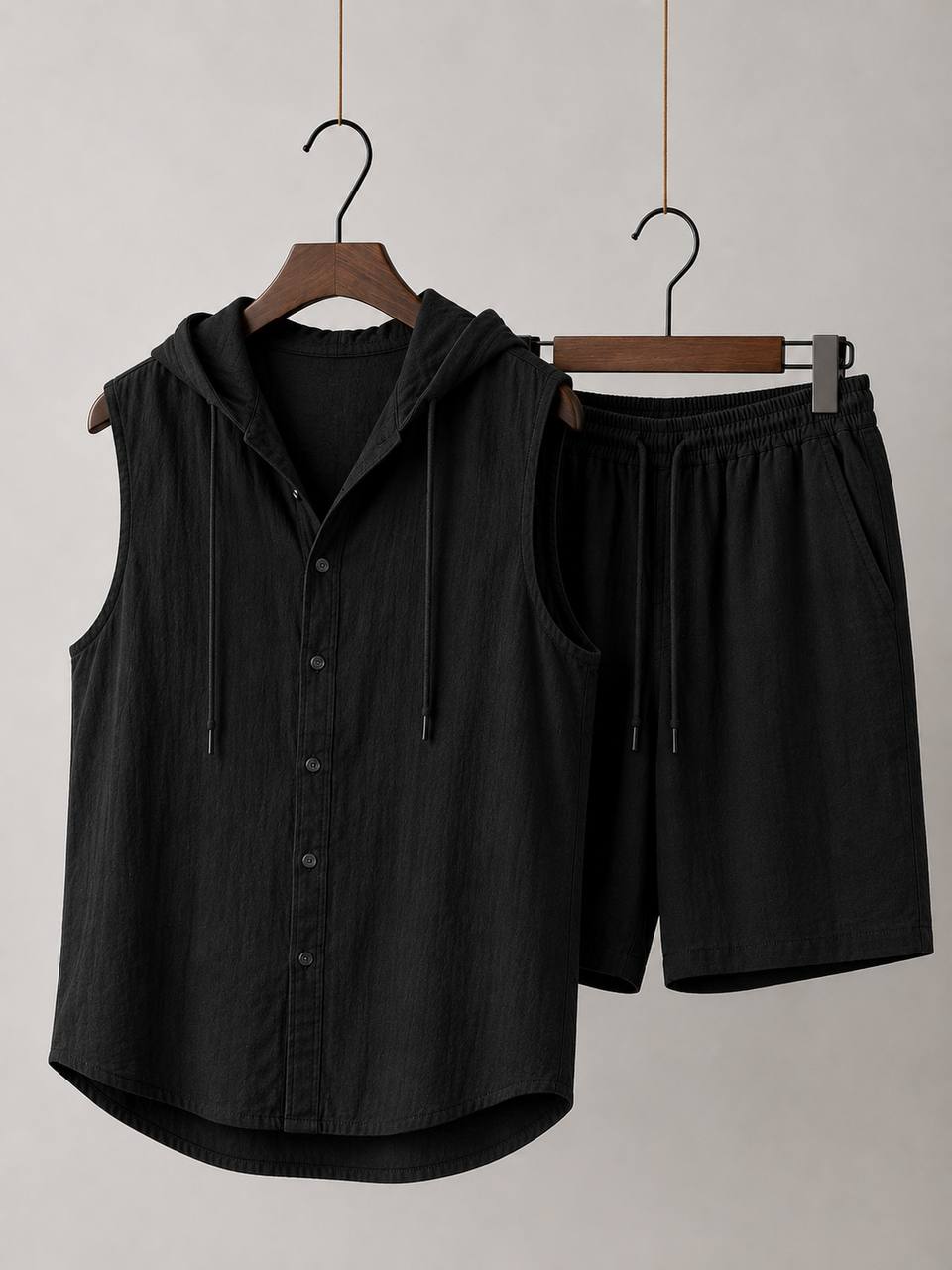 Vento Linen Hooded Set